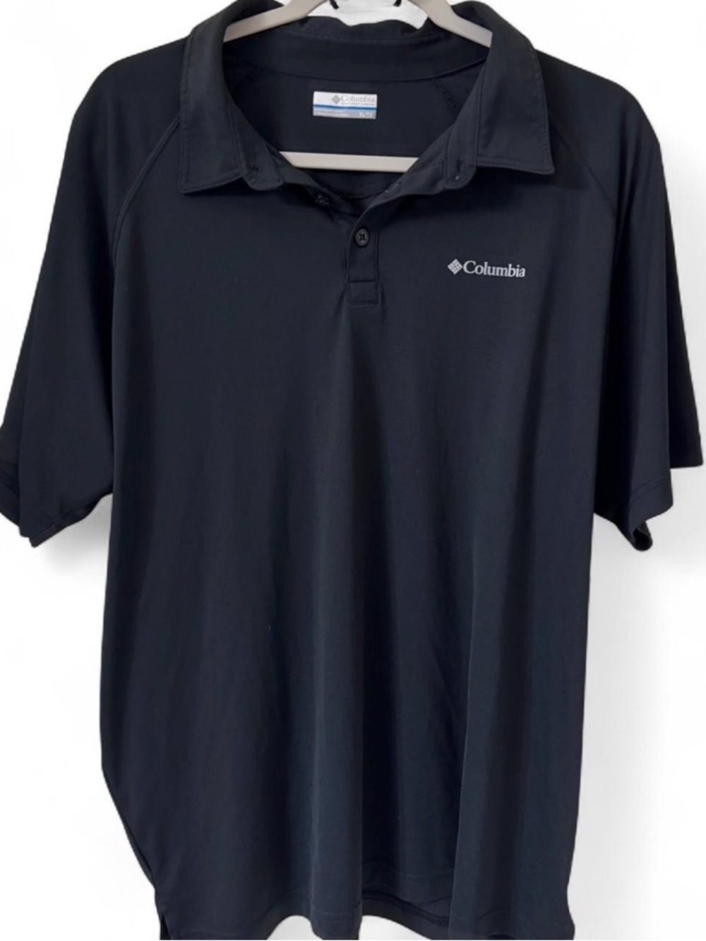Columbia Black Men’s Short-Sleeve Polo
